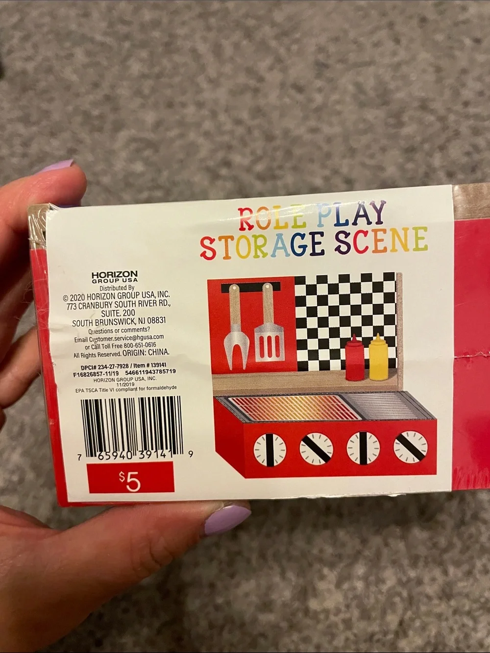 Horizon Role Play Storage Scene Wooden Playboard Imaginative Play Set NEW